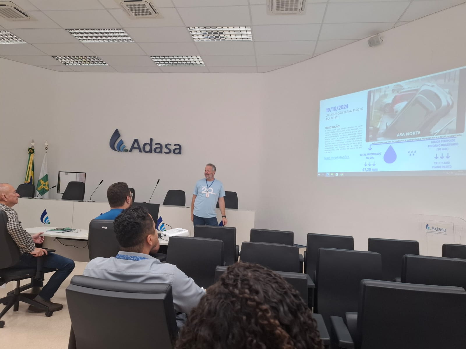 Capa SDU analisa eventos de chuvas urbanas intensas no DF