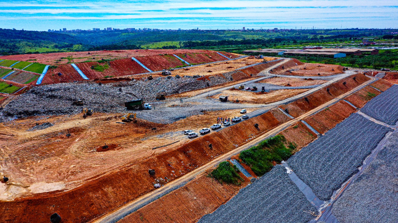 Aterro sanitário. Foto Divulgação SLU